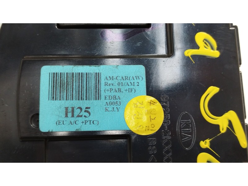 Recambio de mando climatizador para kia soul burner referencia OEM IAM 972502KXXX  