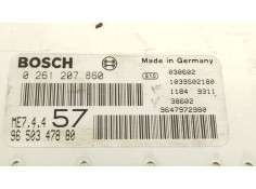 Recambio de centralita motor uce para citroën c3 pluriel 1.6 16v sensodrive referencia OEM IAM 9650347880 0261207860  2