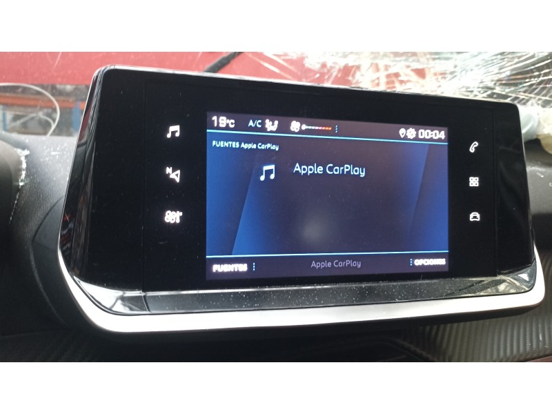 Recambio de pantalla multifuncion para peugeot 208 (2020) n208 active referencia OEM IAM 9838129680 E456386B 