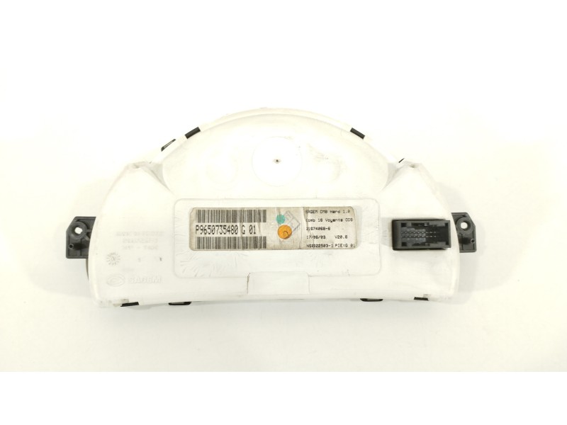 Recambio de cuadro instrumentos para citroën c3 pluriel 1.6 16v sensodrive referencia OEM IAM 9650735480  