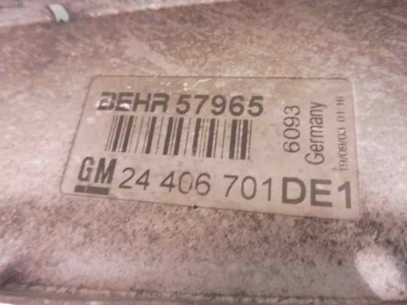 Recambio de intercooler para opel zafira a club referencia OEM IAM 24406701   Recambio de intercooler para opel zafira a club referencia OEM IAM 24406701