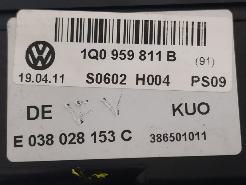 Recambio de elevalunas trasero izquierdo para volkswagen eos (1f8) excellence bluemotion referencia OEM IAM 1Q0839401D 1Q0959811