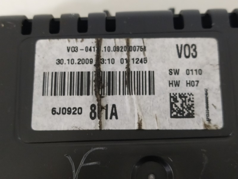 Recambio de cuadro instrumentos para seat ibiza (6j5) reference referencia OEM IAM 6J0920801A  