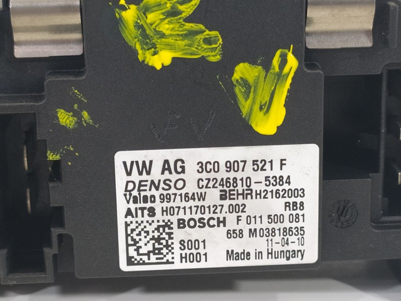 Recambio de resistencia calefaccion para volkswagen eos (1f8) excellence bluemotion referencia OEM IAM 3C0907521F  