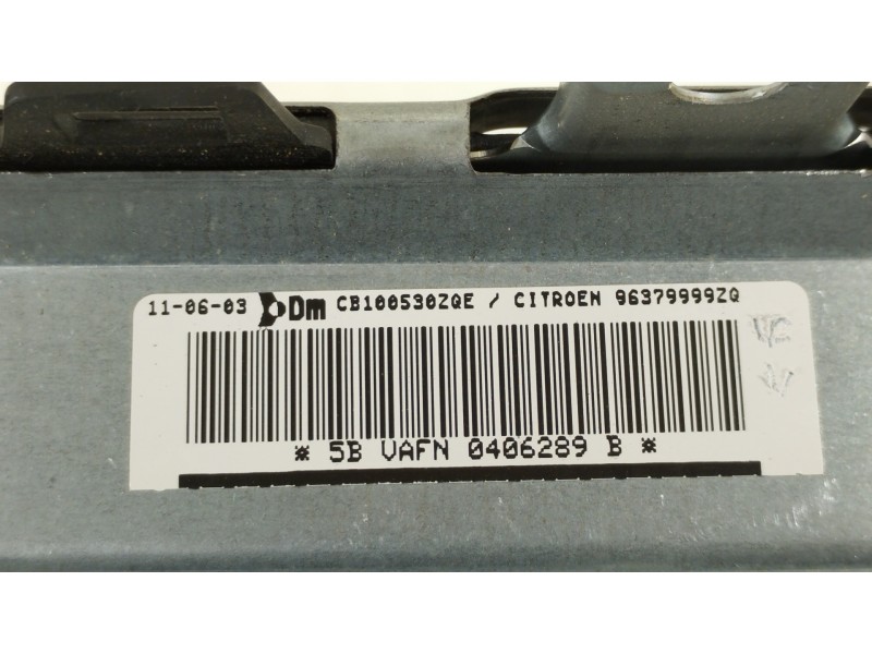 Recambio de kit airbag para citroën c3 pluriel 1.6 16v sensodrive referencia OEM IAM 9651507580 96379999ZQ 96380009ZE