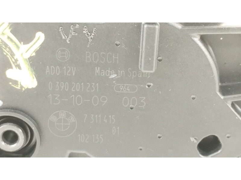 Recambio de motor limpia trasero para bmw serie 5 touring (f11) 520d xdrive referencia OEM IAM 7311415 0390201231 