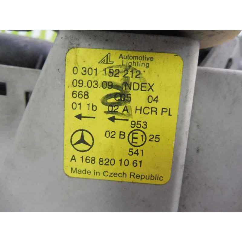 Recambio de faro derecho para mercedes-benz clase a (w168) 170 cdi (168.008) referencia OEM IAM A1688201061 0301152272 