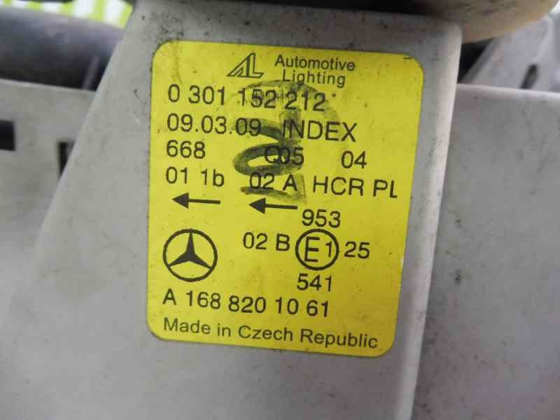 Recambio de faro derecho para mercedes-benz clase a (w168) 170 cdi (168.008) referencia OEM IAM A1688201061 0301152272 