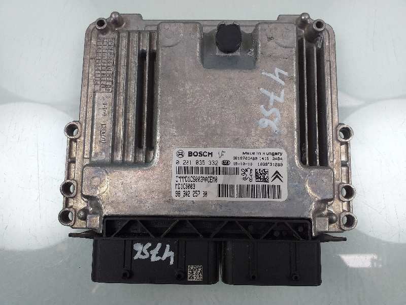 Recambio de centralita motor uce para peugeot 208 allure referencia OEM IAM 9830225780 0281035332 9818703480