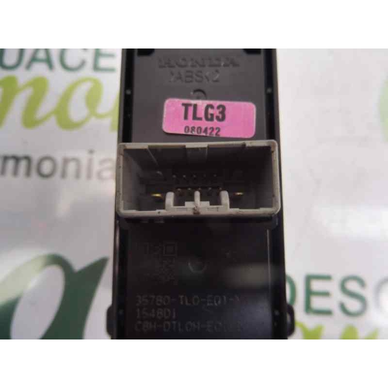 Recambio de mando elevalunas trasero izquierdo para honda accord berlina (cu) elegance referencia OEM IAM 35780TL0E01M1  