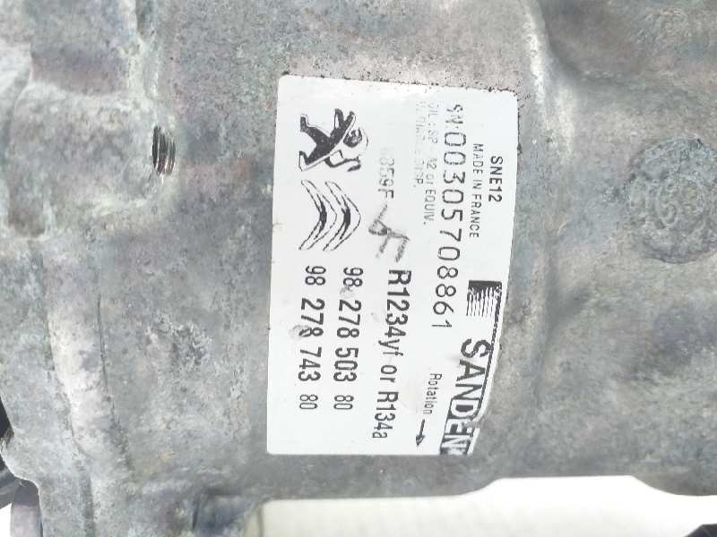 Recambio de compresor aire acondicionado para peugeot 208 allure referencia OEM IAM 9827850380 9827874380 