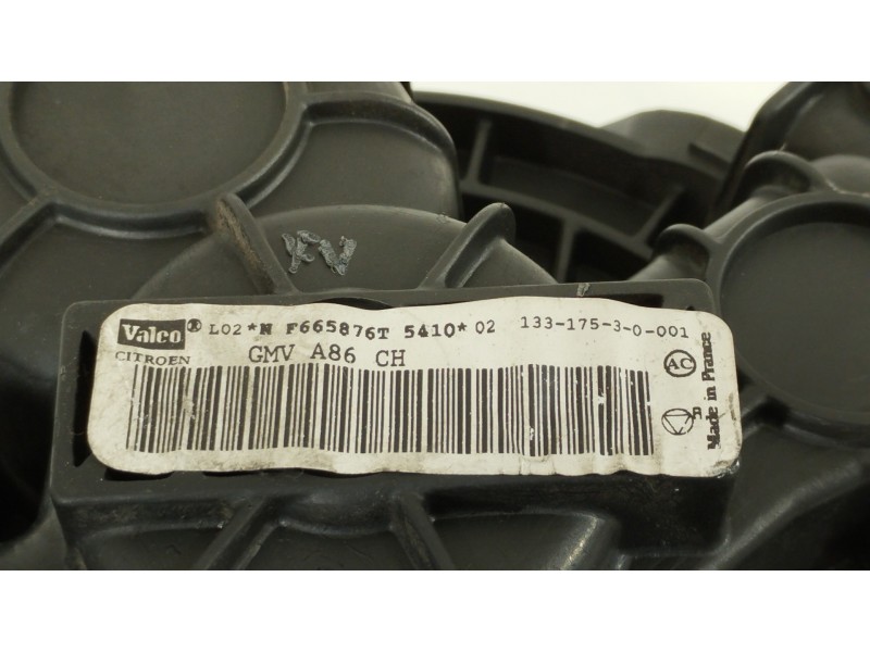 Recambio de ventilador calefaccion para citroën c3 pluriel 1.6 16v sensodrive referencia OEM IAM F665876T  