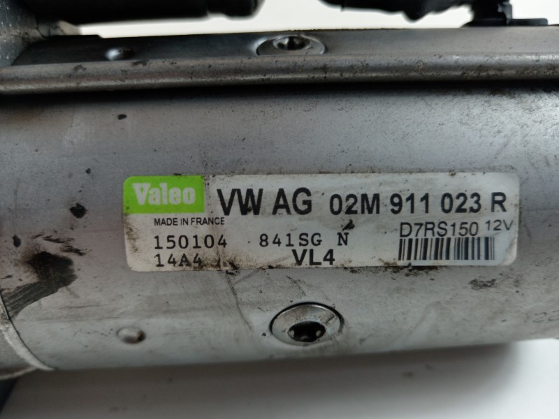 Recambio de motor arranque para seat toledo (1m2) signo referencia OEM IAM 02M911023R  