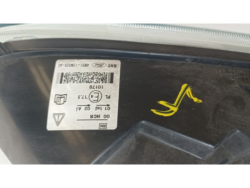 Recambio de faro derecho para ford focus berlina (cap) ambiente (d) referencia OEM IAM 4M5113W029AC  