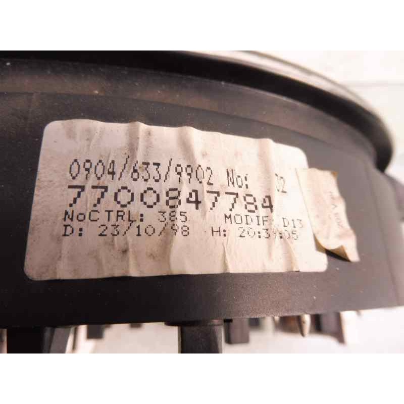 Recambio de cuadro instrumentos para renault megane i berlina hatchback (ba0) 1.9 dti alize referencia OEM IAM 7700847784  