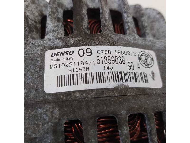 Recambio de alternador para fiat nuova 500 (150) lounge referencia OEM IAM 51859038  