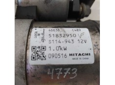 Recambio de motor arranque para fiat nuova 500 (150) lounge referencia OEM IAM 51832950   2