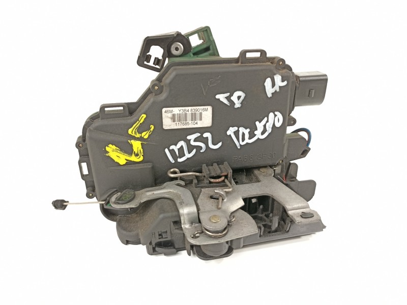 Recambio de cerradura puerta trasera derecha para seat toledo (1m2) signo referencia OEM IAM 3B4839016M  