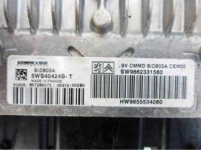 Recambio de centralita motor uce para citroën c5 berlina exclusive referencia OEM IAM 9662331580 5WS40424BT 9655534080