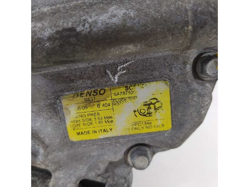 Recambio de compresor aire acondicionado para fiat nuova 500 (150) lounge referencia OEM IAM 51747318 5A7875200 