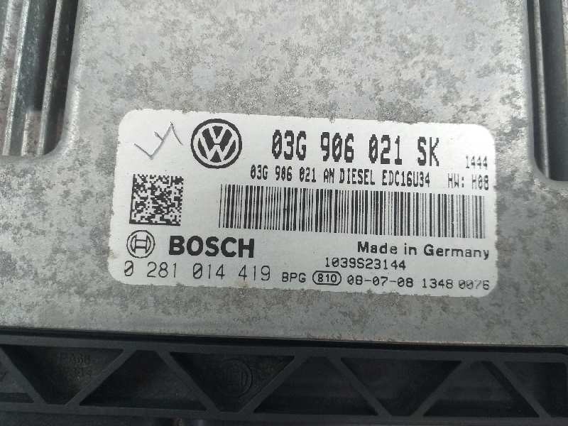 Recambio de centralita motor uce para seat altea xl (5p5) reference referencia OEM IAM 03G906021SK 0281014419 