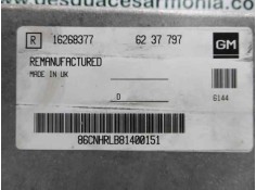 Recambio de centralita motor uce para opel astra g berlina club referencia OEM IAM 16268377 6237797  2