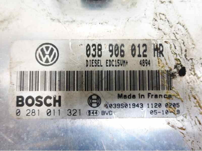 Recambio de centralita motor uce para skoda fabia (6y2/6y3) comfort referencia OEM IAM 038906012HR 0281011321 