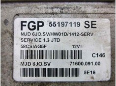 Recambio de centralita motor uce para opel corsa c enjoy referencia OEM IAM 55197119 MJD6J0SV 7160009100 2