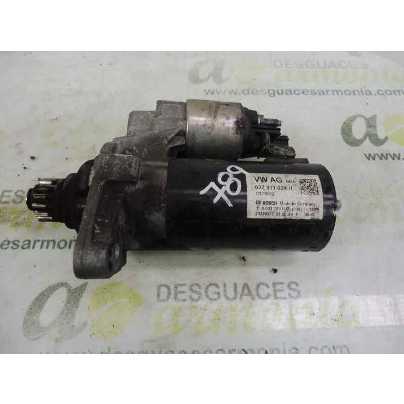 Recambio de motor arranque para volkswagen golf vi (5k1) advance bluemotion referencia OEM IAM 02Z911024H 0001153007 