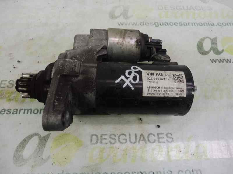 Recambio de motor arranque para volkswagen golf vi (5k1) advance bluemotion referencia OEM IAM 02Z911024H 0001153007 