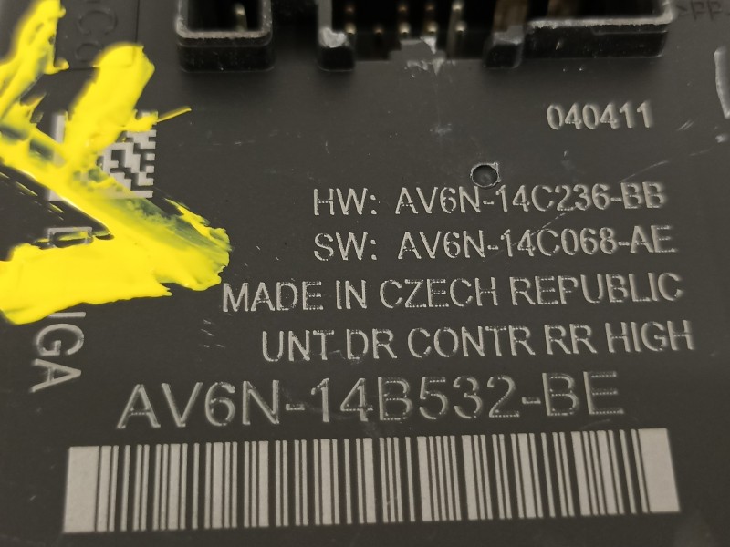 Recambio de modulo electronico para ford c-max trend referencia OEM IAM AV6N14B532BE  