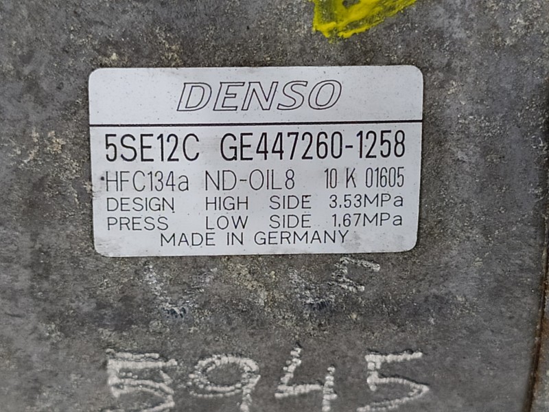 Recambio de compresor aire acondicionado para toyota avensis (t27) advance referencia OEM IAM 4472601258 5SE12C 