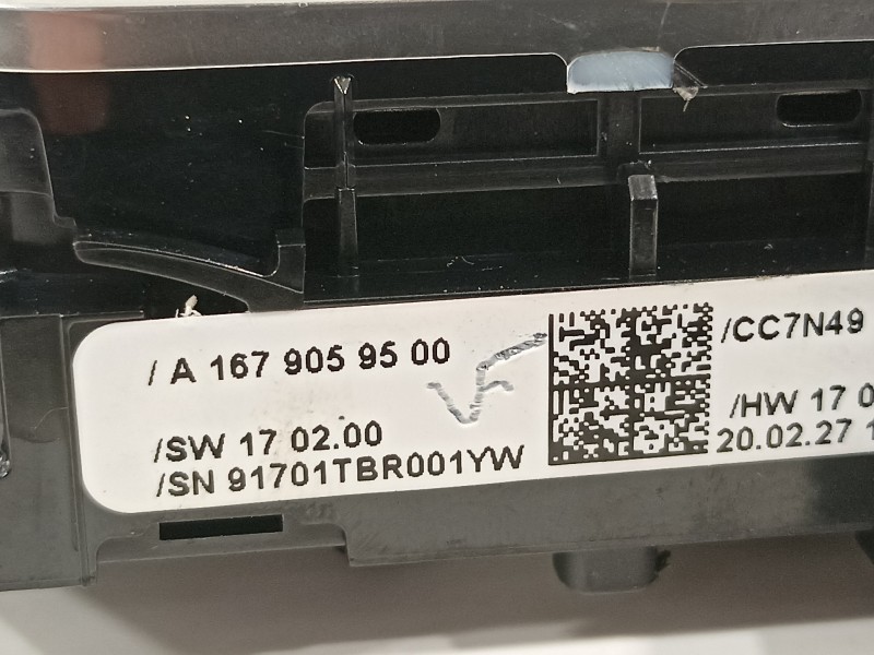 Recambio de mando multifuncion para mercedes-benz clase gle (bm 167)(09.2018) gle 350 de 4matic (167.117) referencia OEM IAM A16