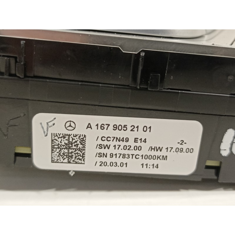 Recambio de mando multifuncion para mercedes-benz clase gle (bm 167)(09.2018) gle 350 de 4matic (167.117) referencia OEM IAM A16