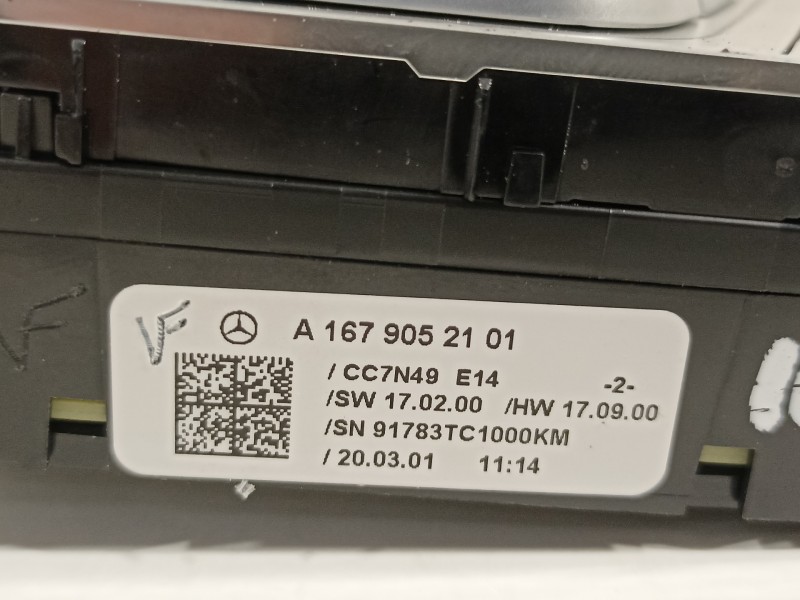 Recambio de mando multifuncion para mercedes-benz clase gle (bm 167)(09.2018) gle 350 de 4matic (167.117) referencia OEM IAM A16