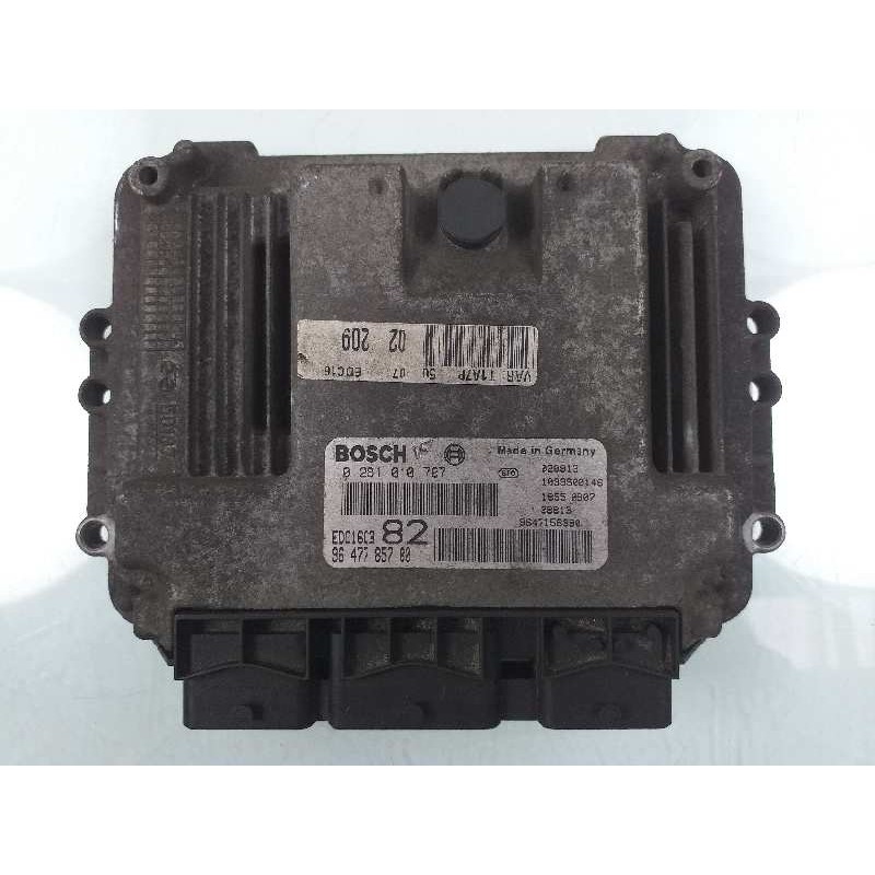 Recambio de centralita motor uce para peugeot 206 berlina xs-line referencia OEM IAM 9647785780 0281010707 