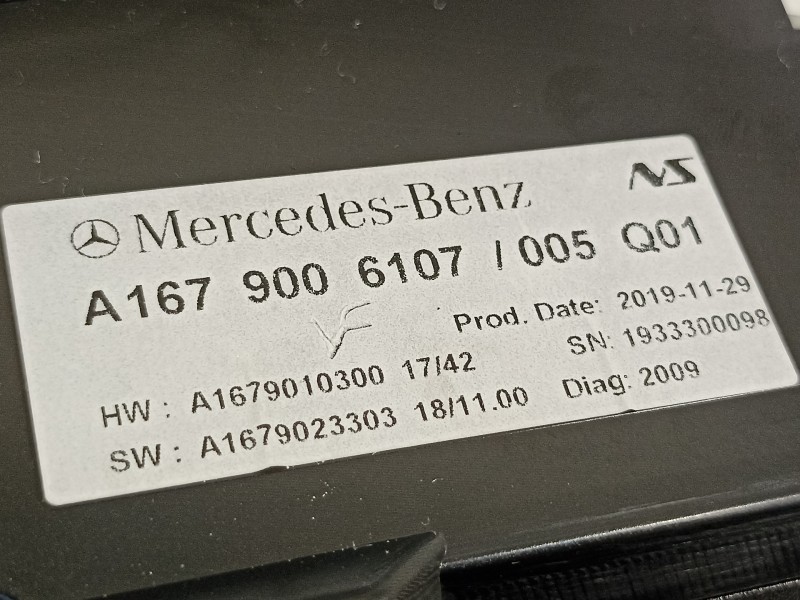 Recambio de cuadro instrumentos para mercedes-benz clase gle (bm 167)(09.2018) gle 350 de 4matic (167.117) referencia OEM IAM A1