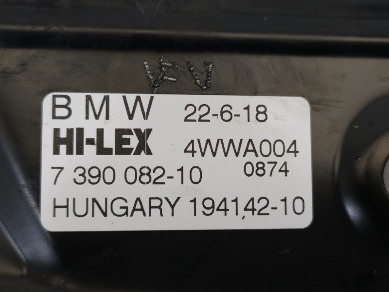Recambio de elevalunas trasero derecho para mini countryman (f60) cooper s e all4 referencia OEM IAM 7390082 7413052 0130822791