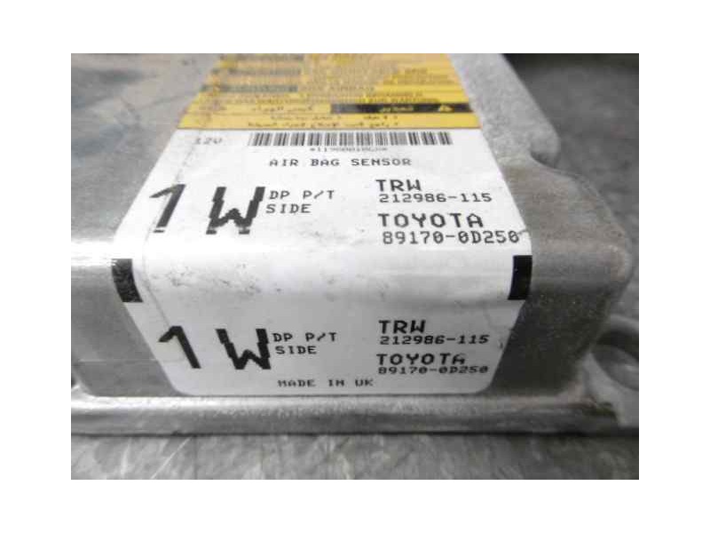 Recambio de kit airbag para toyota yaris (ksp9/scp9/nlp9) rock in rio referencia OEM IAM 451300D150G 89170D250 212986115