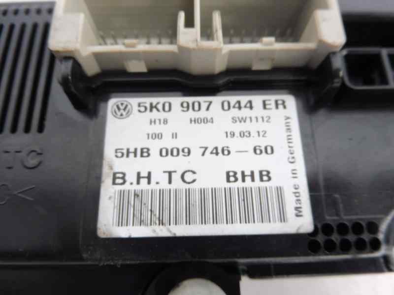 Recambio de mando climatizador para volkswagen golf vi (5k1) advance bluemotion referencia OEM IAM 5K0907044ER 5HB009746-60 