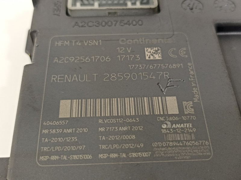 Recambio de conmutador de arranque para renault clio iv business referencia OEM IAM 285901547R  