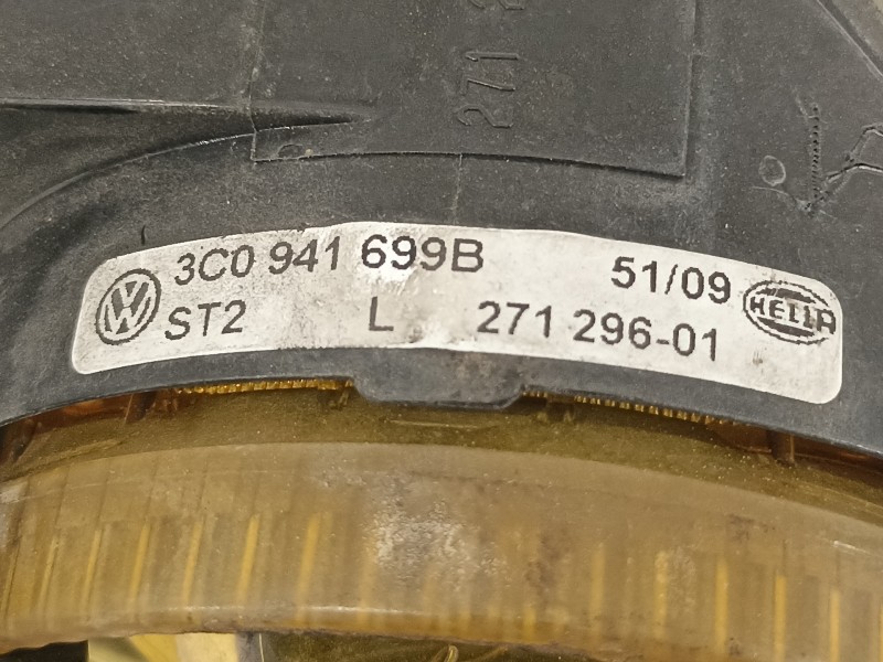 Recambio de faro antiniebla izquierdo para volkswagen passat berlina (3c2) advance referencia OEM IAM 3C0941699B  