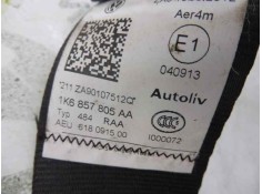 Recambio de cinturon seguridad trasero izquierdo para volkswagen golf vi (5k1) advance bluemotion referencia OEM IAM 1K6857805AA 2