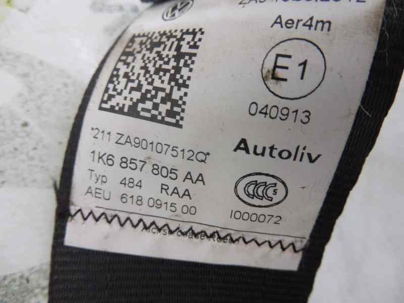 Recambio de cinturon seguridad trasero izquierdo para volkswagen golf vi (5k1) advance bluemotion referencia OEM IAM 1K6857805AA