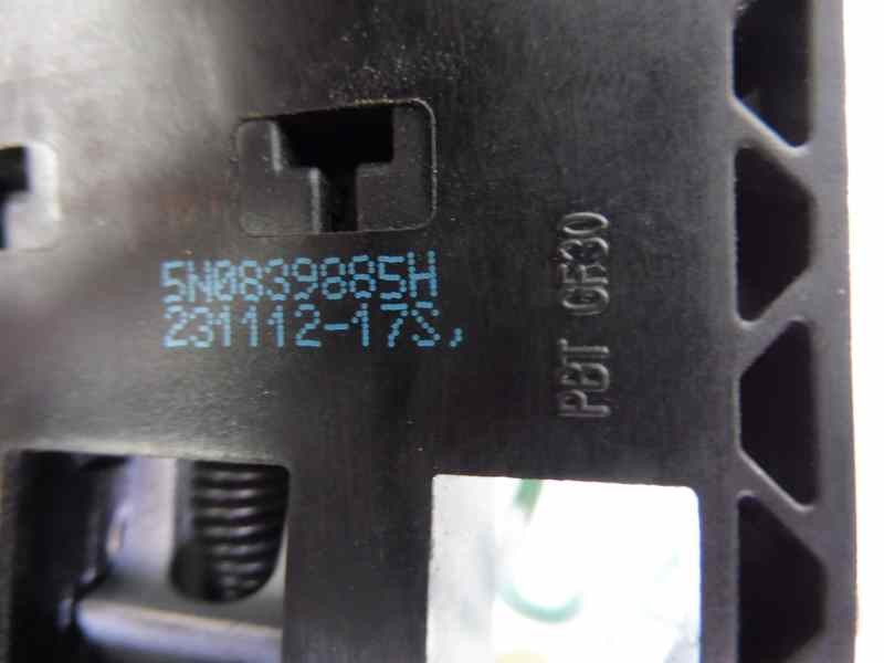 Recambio de maneta exterior trasera derecha para volkswagen golf vi (5k1) advance bluemotion referencia OEM IAM 5N0839855H  