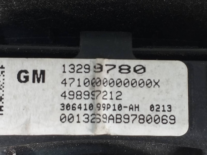 Recambio de kit airbag para opel astra j lim. excellence referencia OEM IAM 13299780 13589413MB 13381057