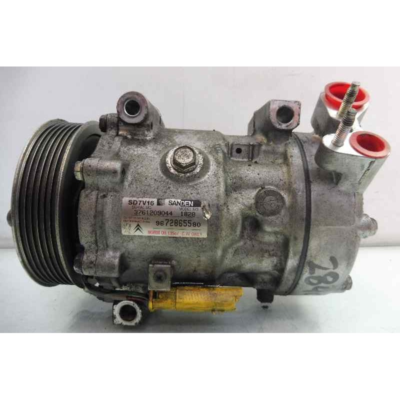 Recambio de compresor aire acondicionado para citroën xsara picasso 1.6 hdi 90 exclusive referencia OEM IAM 9672865580  