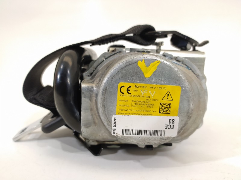 Recambio de cinturon seguridad trasero izquierdo para mini countryman (f60) cooper s e all4 referencia OEM IAM 34201105C 3419717