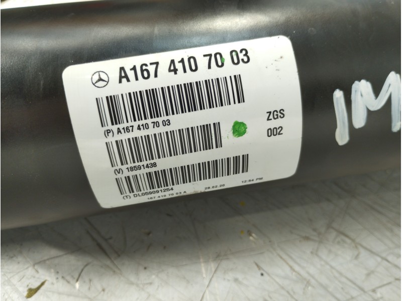 Recambio de transmision central para mercedes-benz clase gle (bm 167)(09.2018) gle 350 de 4matic (167.117) referencia OEM IAM A1