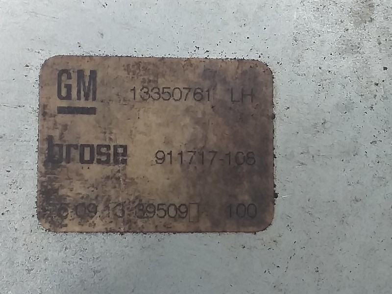 Recambio de elevalunas trasero izquierdo para opel astra j lim. excellence referencia OEM IAM 13350761 911717106 